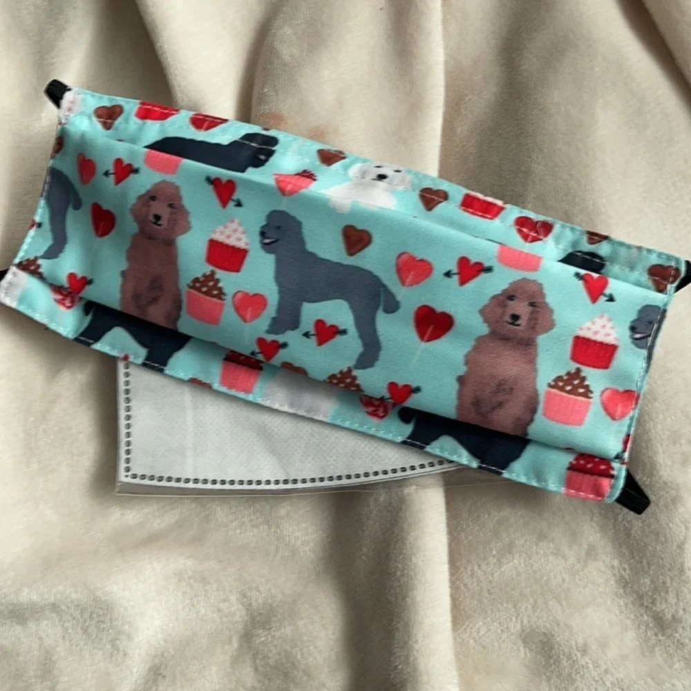 New dog and cupcake face mask